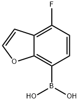 4-fluorobenzofuran-7-yl-7-boronic acid Struktur