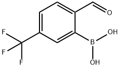 2-ForMyl-5-(trifluoroMethyl)phenylboronic acid Struktur