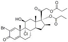 2-BroMobecloMetasone Dipropionate Structure