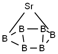 硼化锶,12046-54-7,结构式