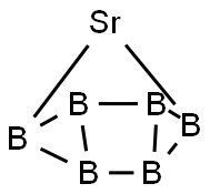 STRONTIUM BORIDE Struktur