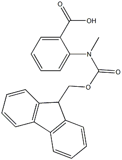 FMOC-2-METHYLAMINOBENZOIC ACID Struktur