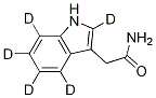 Indole--d5-3-acetaMide Struktur