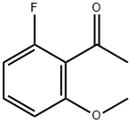 1-(2-フルオロ-6-メトキシフェニル)エタノン 化学構造式