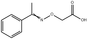 [[(α-メチルベンジリデン)アミノ]オキシ]酢酸 化学構造式