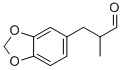 2-Methyl-3-(3,4-methylenedioxyphenyl)propanal Structure
