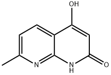 1,8-Naphthyridin-2(1H)-one,4-hydroxy-7-methyl-(9CI) Structure