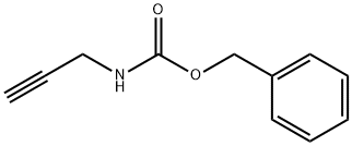 N-丙炔基氨基甲酸苄酯 结构式
