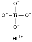 钛酸铪,12055-24-2,结构式
