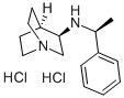 (+)-N-(1(S)-苯乙基)-1-氮杂双环[2.2.2]辛基-3(R)-胺 盐酸盐, 120570-09-4, 结构式