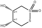 (4S,5R)-1,1-dioxodithiane-4,5-diol 结构式