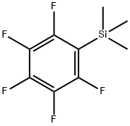 トリメチルペンタフルオロフェニルシラン 化学構造式