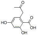 2,4-dihydroxy-6-(2-oxopropyl)benzoic acid Structure