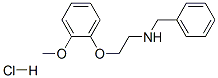 N-[2-(2-Methoxyphenoxy)ethyl]benzylaminehydrochloride Struktur