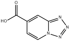 テトラゾロ[1,5-A]ピリジン-7-カルボン酸 化学構造式