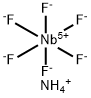 六氟铌酸铵,12062-13-4,结构式