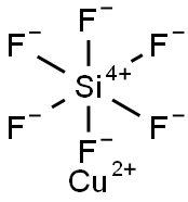 CUPRIC FLUOROSILICATE Structure