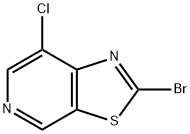 2-BroMo-7-chlorothiazolo[5,4-c]pyridine Struktur