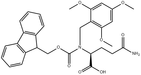 FMOC-GLN(TMOB)-OH Struktur
