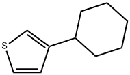 3-环己基噻吩 结构式