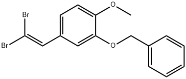 4-(2,2-dibroMoethenyl)-1-Methoxy-2-(phenylMethoxy)benzene Structure