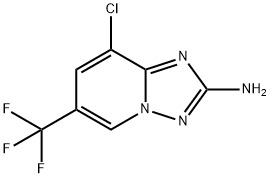 1206640-61-0 2-氨基-8-氯-6-三氟甲基-[1,2,4]三唑并[1,5-A]吡啶