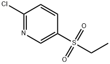 2-chloro-5-(ethylsulfonyl)pyridine Structure
