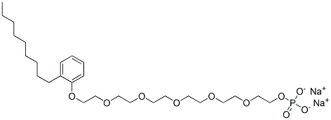 壬苯酚聚醚-6 磷酸酯钠,12068-19-8,结构式
