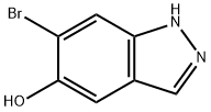 6-溴-5-羟基-1H-吲唑 结构式