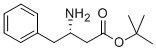 (3S)-3-アミノ-4-フェニルブタン酸TERT-ブチル 化学構造式