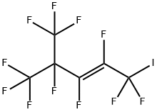1-ヨード-4-(トリフルオロメチル)オクタフルオロペンテ-2-エン 化学構造式