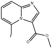 IMidazo[1,2-a]pyridine-3-carboxylic acid, 5-fluoro-, Methyl ester Struktur