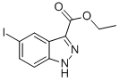 ETHYL 5-IODO-1H-INDAZOLE-3-CARBOXYLATE Struktur