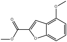 4-甲氧基苯并呋喃-2-羧酸甲酯 结构式