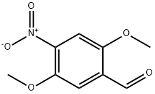 2,5-二甲氧基-4-硝基苯甲醛, 1207-59-6, 结构式