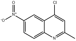 4-CHLORO-2-METHYL-6-NITROQUINOLINE Struktur