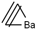 barium acetylide Structure