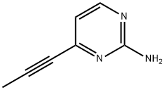 4-(prop-1-ynyl)pyrimidin-2-amine Struktur