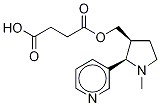 rac-trans 3’-Hydroxymethylnicotine Hemisuccinate Structure