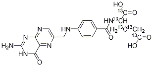 Folic Acid-13C5 Structure