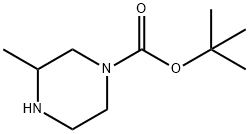 4-N-BOC-2-メチルピペラジン 化学構造式