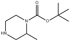 N-1-Boc-2-甲基哌嗪,120737-78-2,结构式