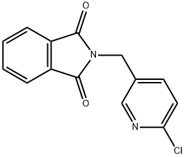 2-(6-氯-吡啶-3-基甲基)-异吲哚-1,3-二酮, 120739-60-8, 结构式