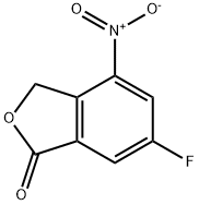 6-氟-4-硝基3H-异苯并呋喃-1-酮, 1207453-90-4, 结构式