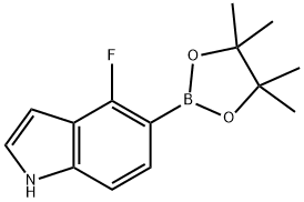 1207623-95-7 1H-Indole, 4-fluoro-5-(4,4,5,5-tetraMethyl-1,3,2-dioxaborolan-2-yl)-