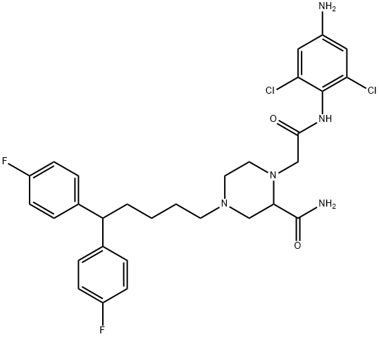曲氟嗪 结构式