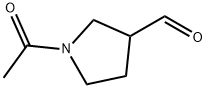 (+)-1-ACETYL-3-PYRROLIDINECARBOXALDEHYDE Structure