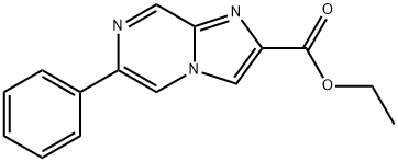 Ethyl 6-phenylimidazo[1,2-a]pyrazine-2-carboxylate Structure