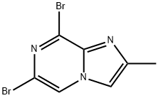 6,8-Dibromo-2-methylimidazo[1,2-a]pyrazine Structure