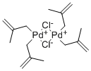 双(2-甲基烯丙基)氯化钯, 12081-18-4, 结构式